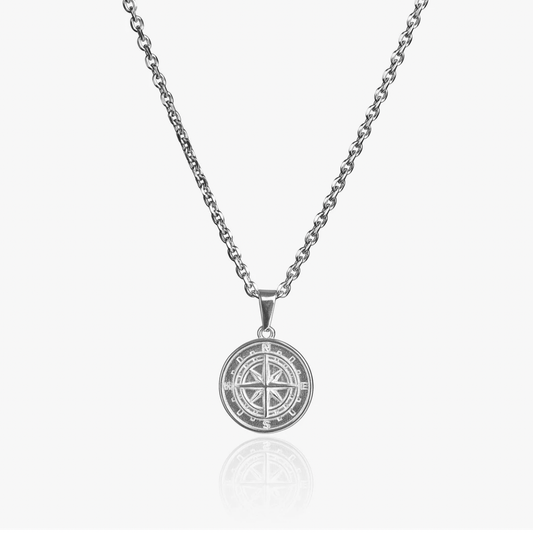 Pendentif Boussole (Argent)