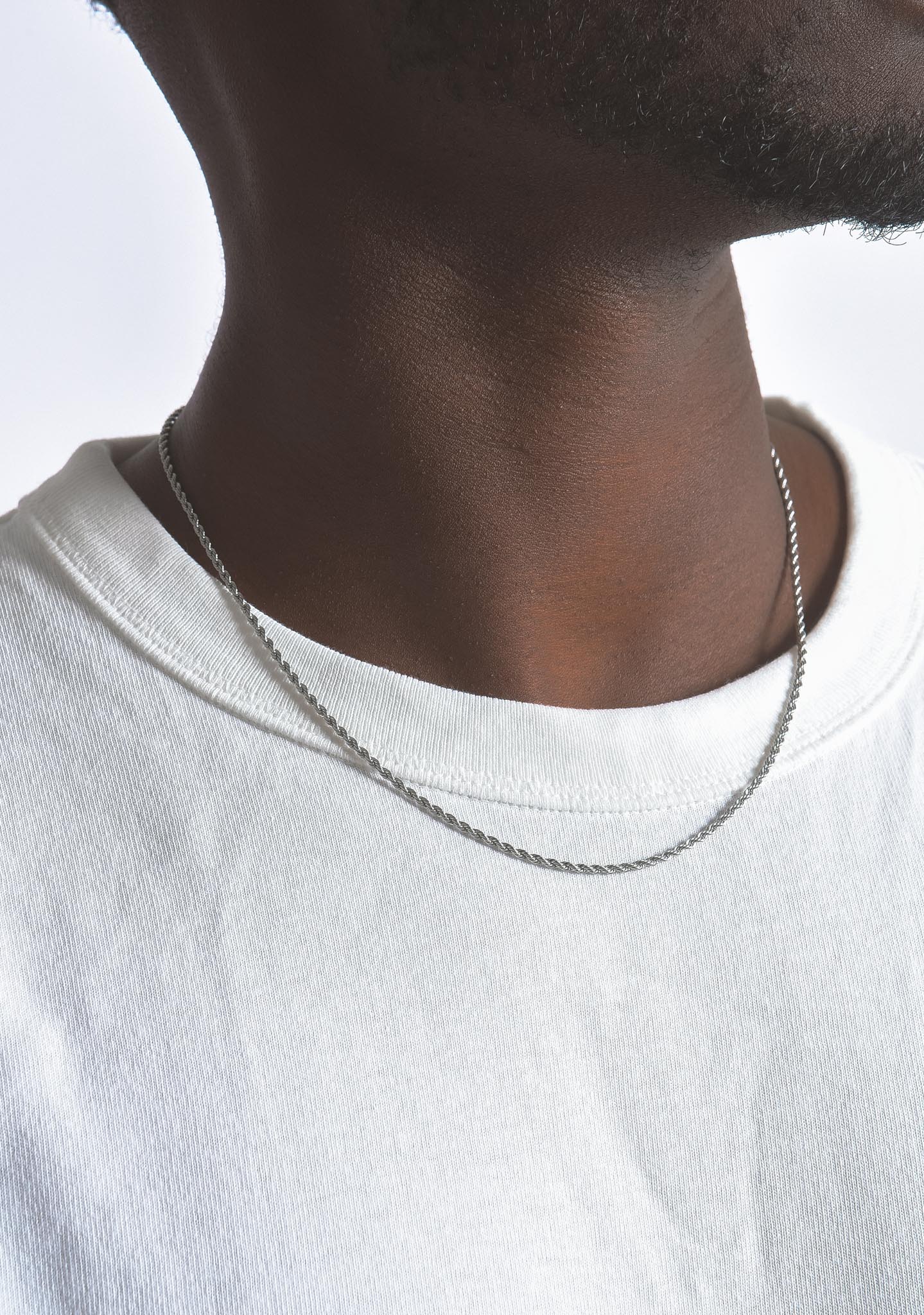 2mm Chaîne Corde (Argent) - Ovation Designs