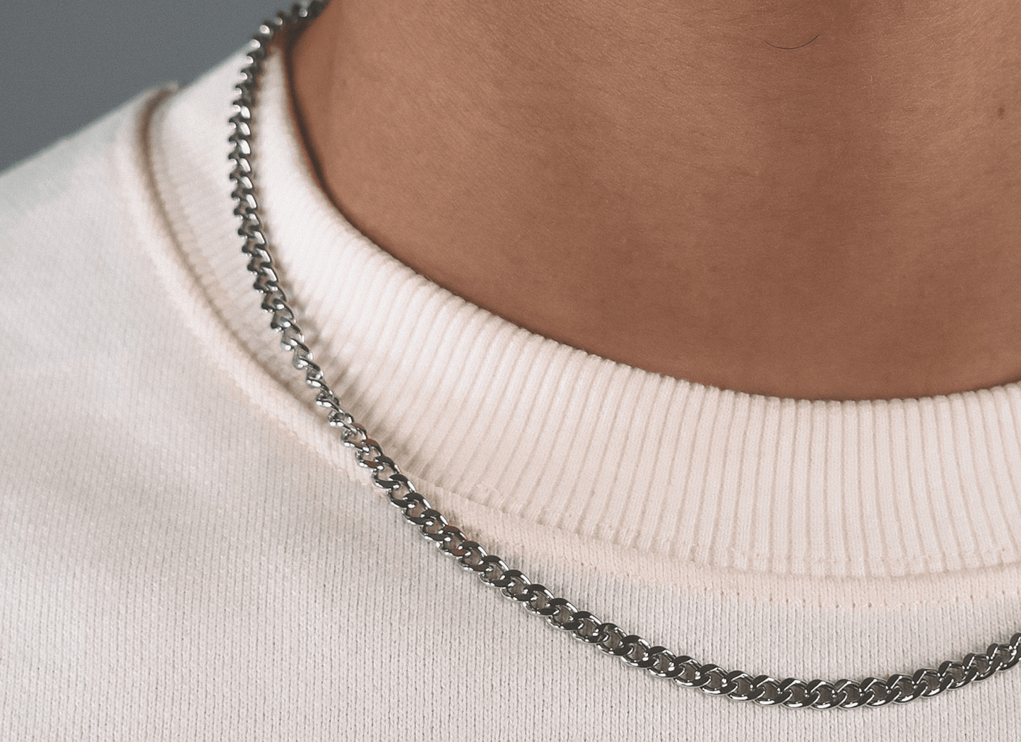 4mm Chaîne Cubaine (Argent) - Ovation Designs