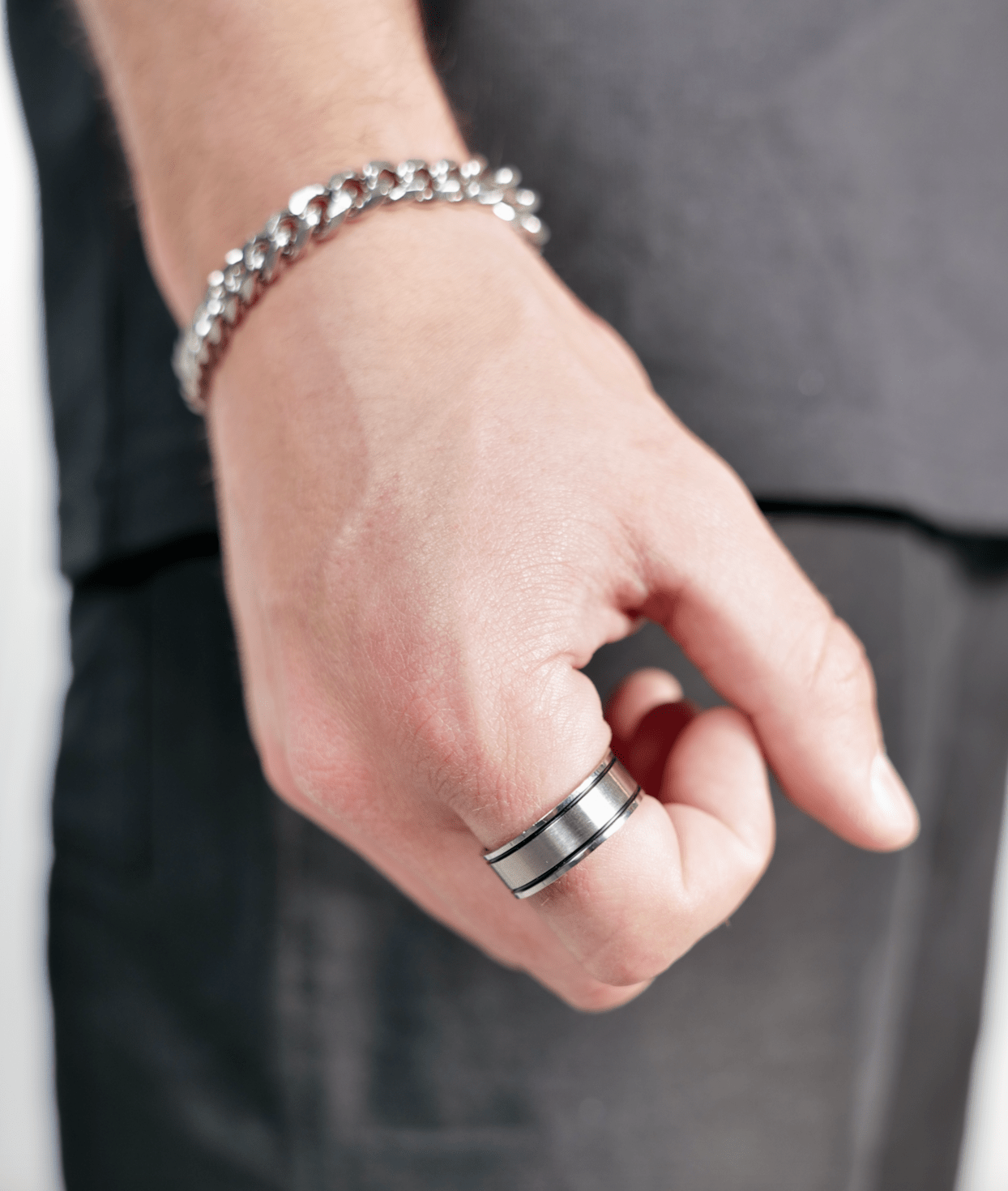 Bague Classic Band (Argent) - Ovation Designs