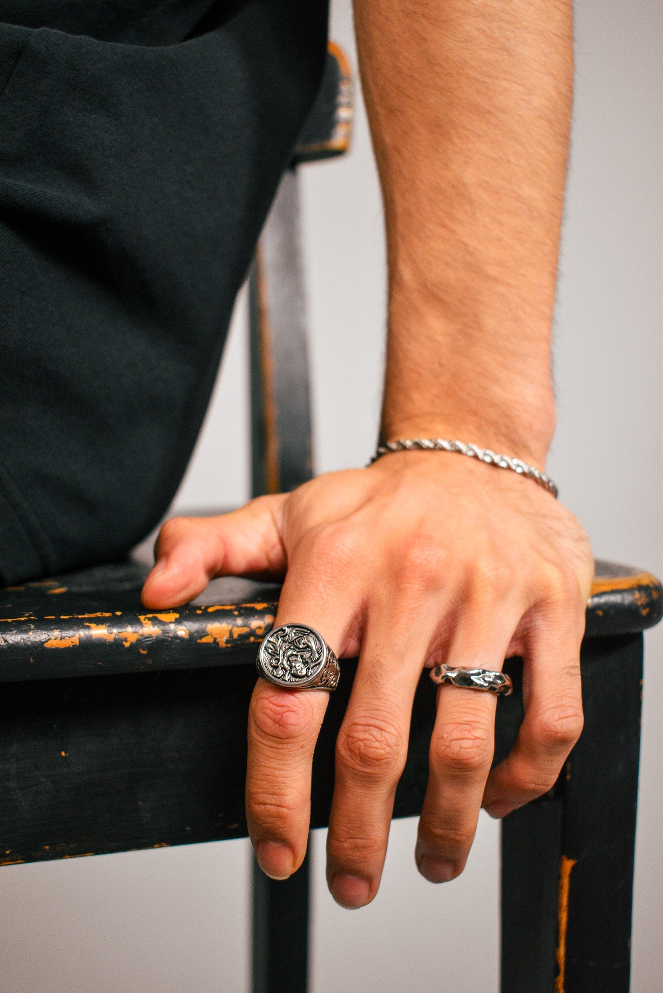 Bague St. Christopher (Argent) - Ovation Designs