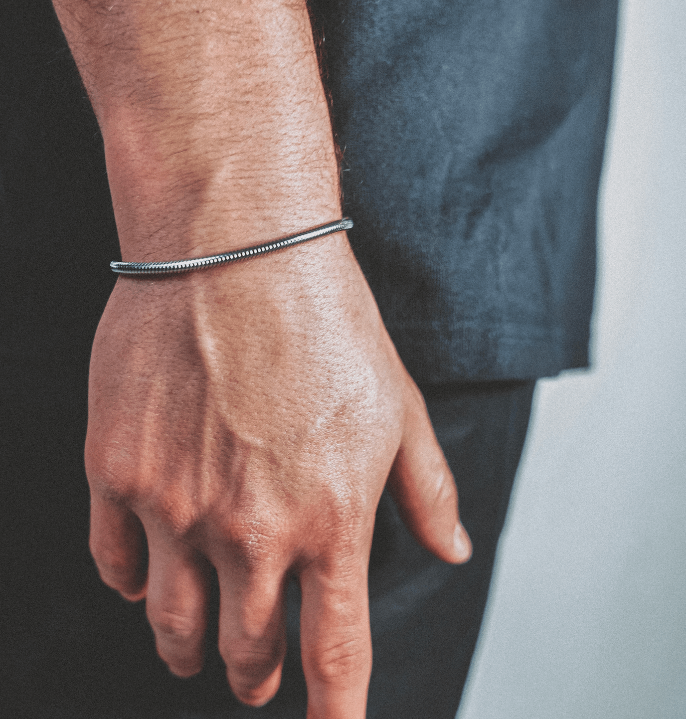 Bracelet Cable (Argent) - Ovation Designs