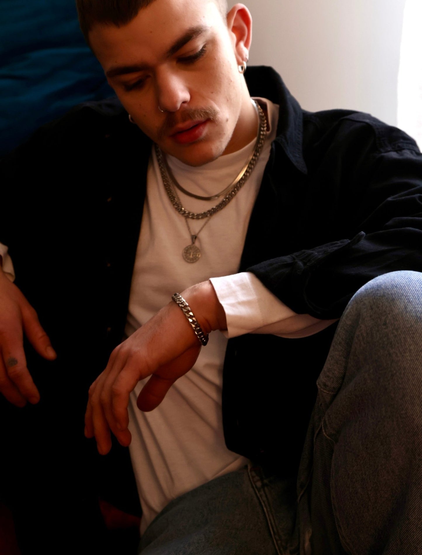 Chaîne Cubaine 8mm (Argent) - Ovation Designs