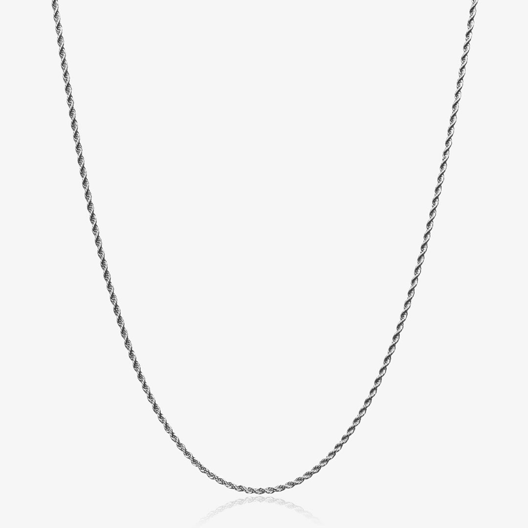 Chaîne Corde 2mm (Argent)