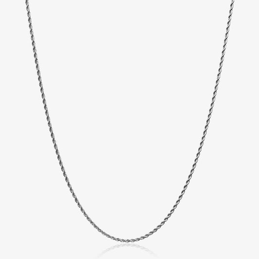 Chaîne Corde 2mm (Argent)