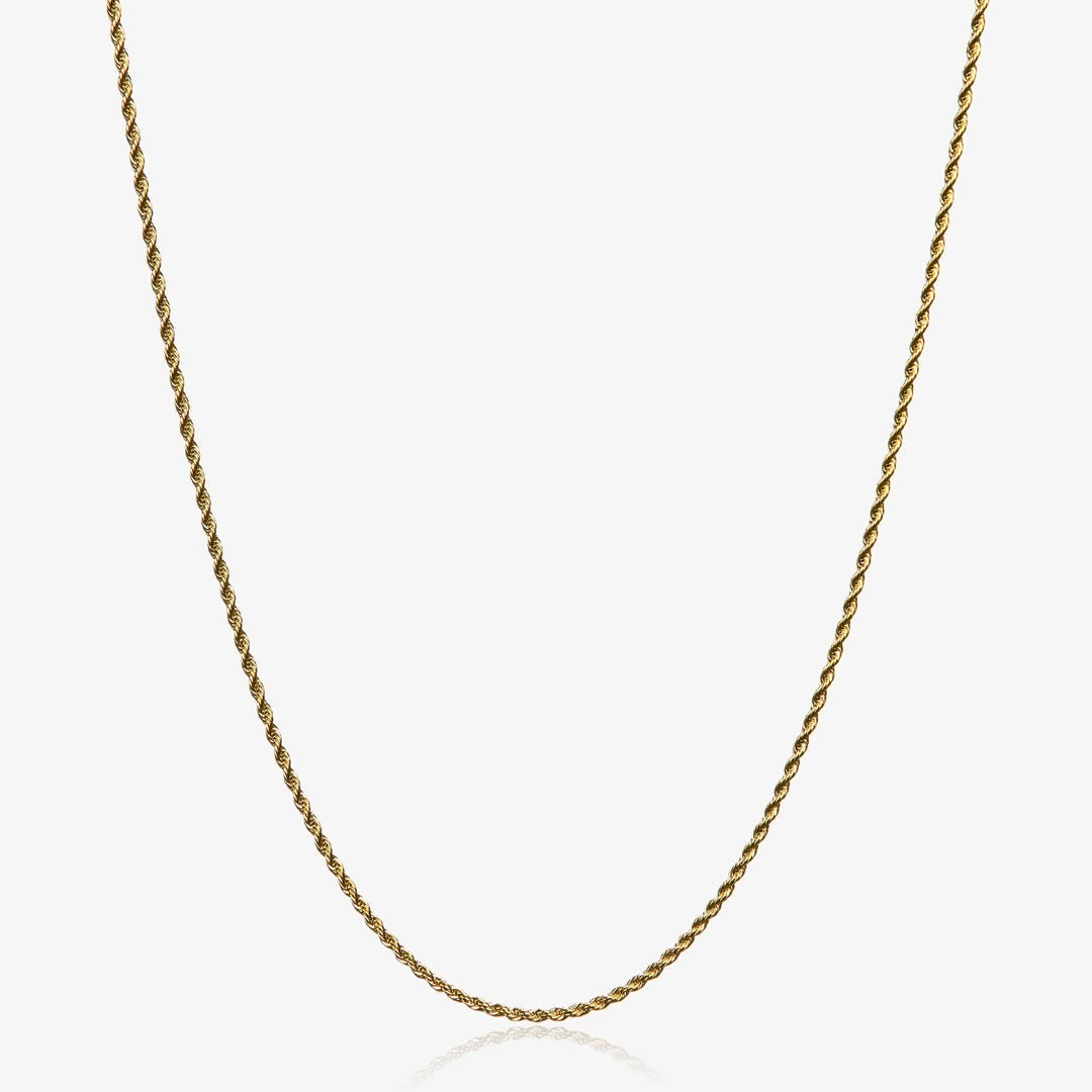 Chaîne Corde 2mm (Or)