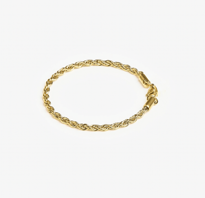 Bracelet Maille Corde (Or)