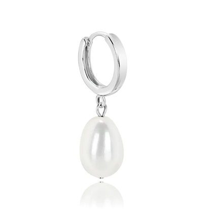 Boucle d'Oreille Perle (Argent)