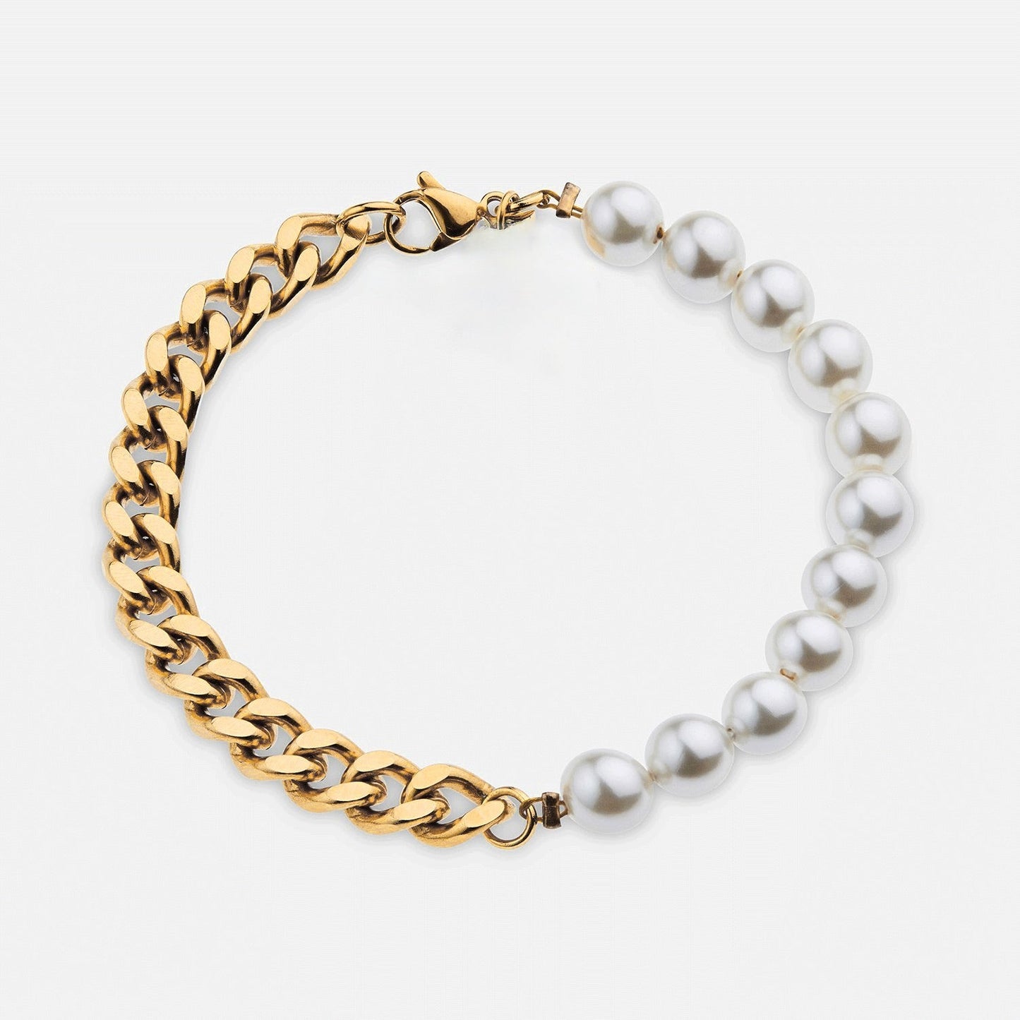 Bracelet Cubain-Perles (Or) - Ovation Designs